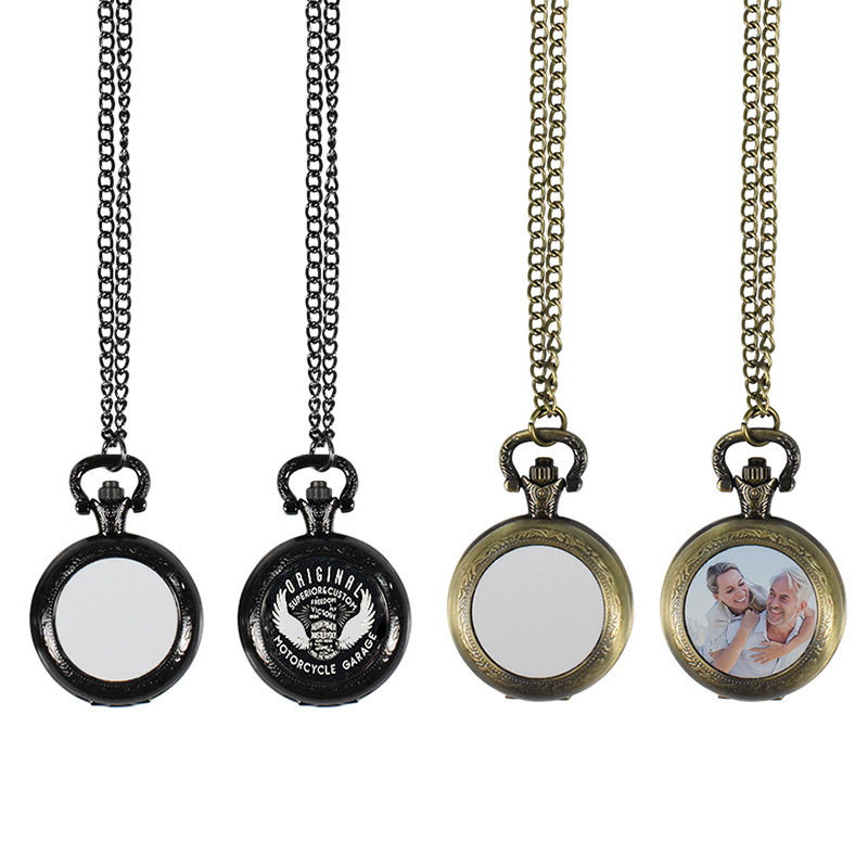 Vintage Fashion Theme - Custom Vintage Metal Pocket Watch Pendant