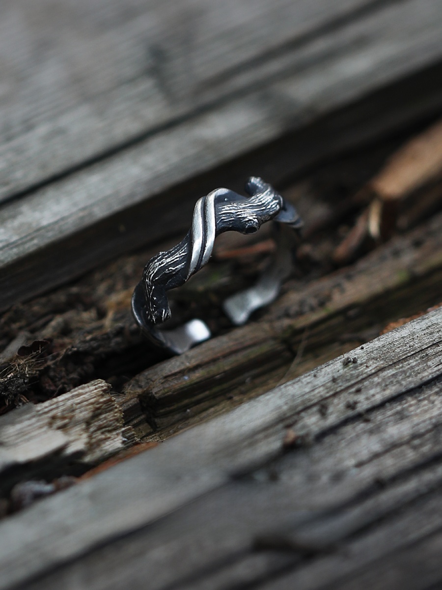 Vintage Fashion Rings - Original Silver Art 999 Pure Silver