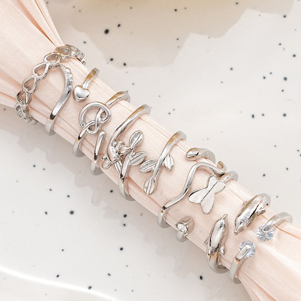 Vintage Fashion Rings - Exquisite Vintage Heart Toe Rings Opening