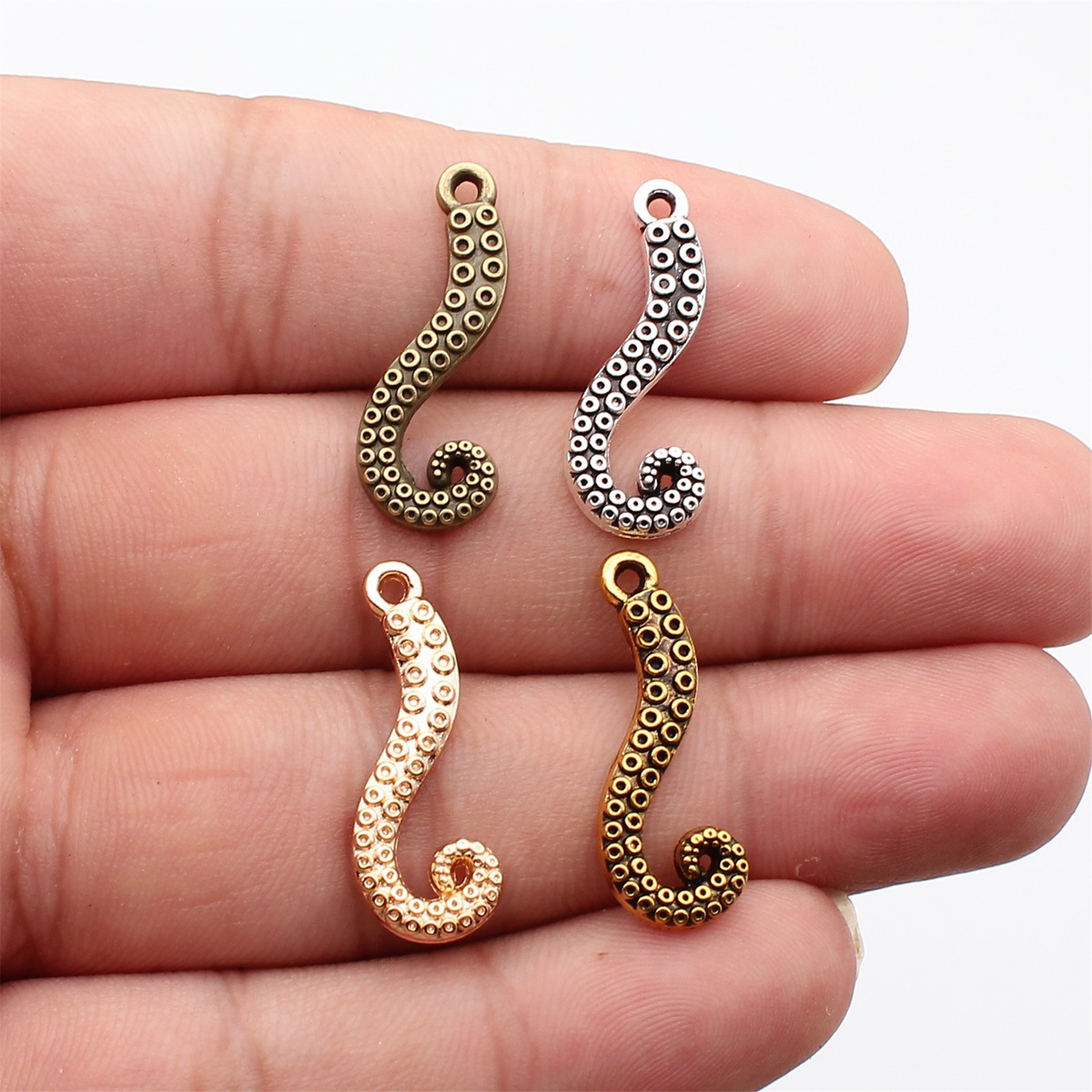 Vintage Fashion Theme - WYSIWYG 20pcs 26x10mm 4 Colors Octopus