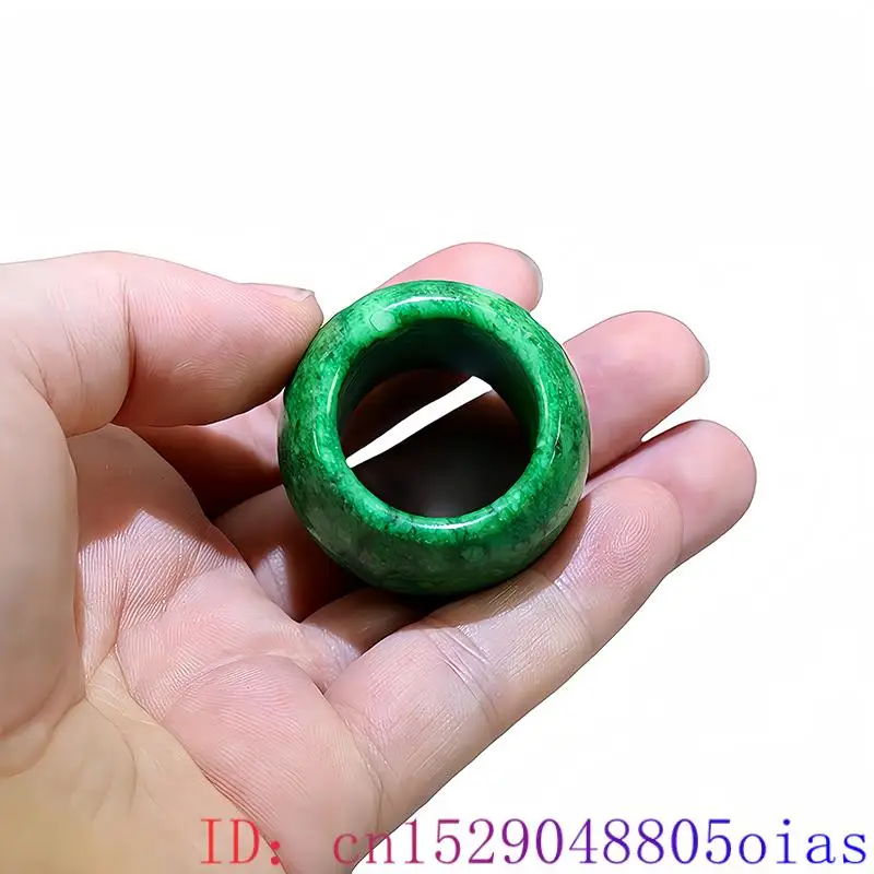 22mm Green Real Jade Rings for - огляд і ціна Vintage Fashion Rings