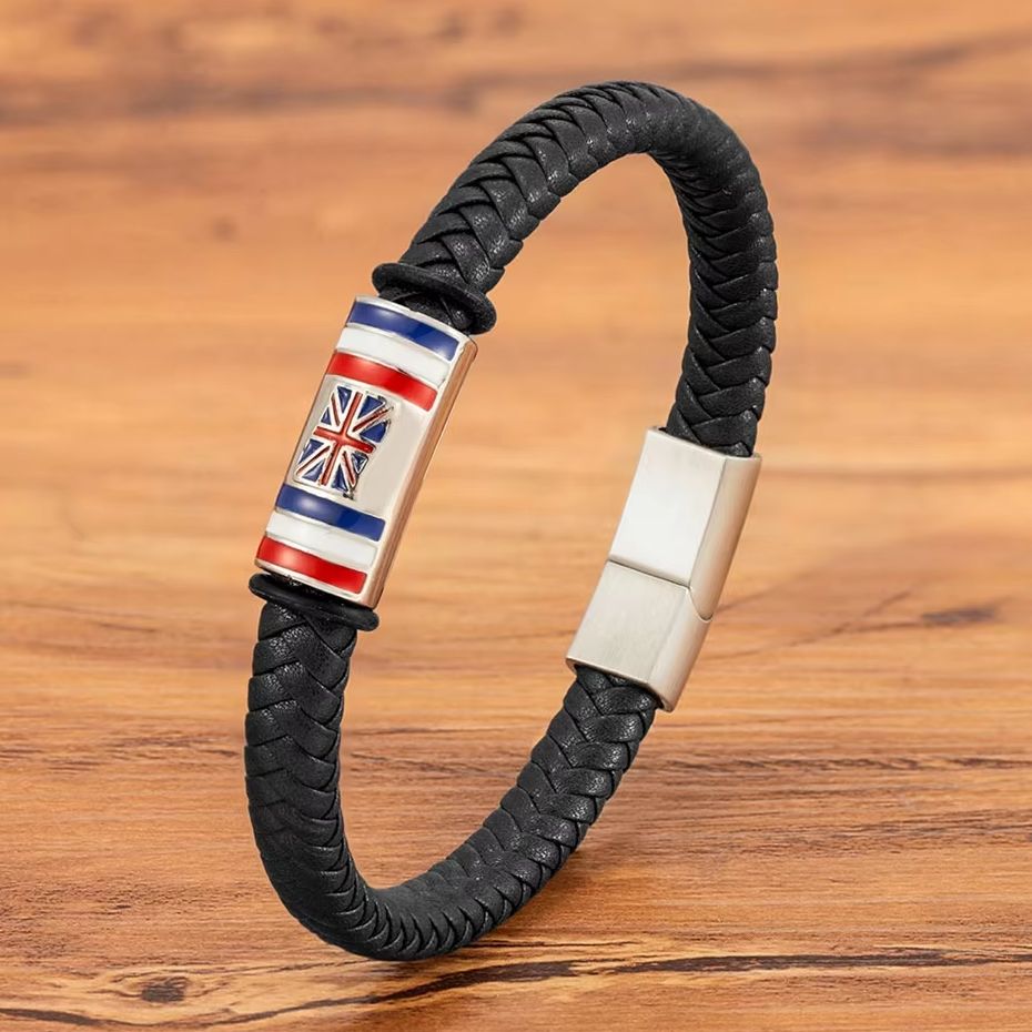 XQNI UK Britain Flag Braided L - огляд і ціна Vintage Fashion Uk
