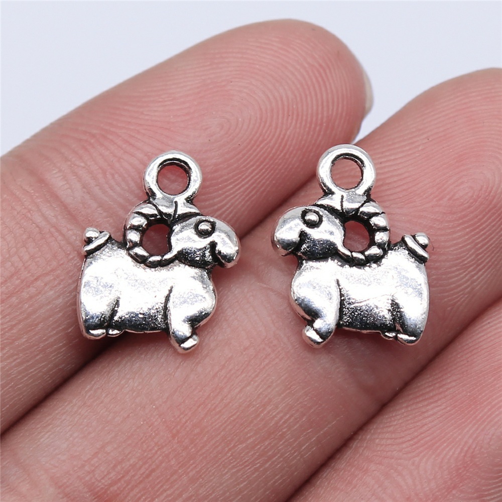 10pcs 11x14mm Antique Silver C - огляд і ціна Vintage Fashion Theme