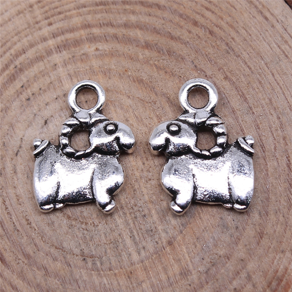 10pcs 11x14mm Antique Silver C - огляд і ціна Vintage Fashion Theme