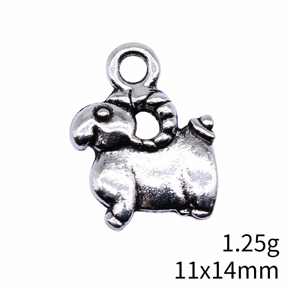 10pcs 11x14mm Antique Silver C - огляд і ціна Vintage Fashion Theme