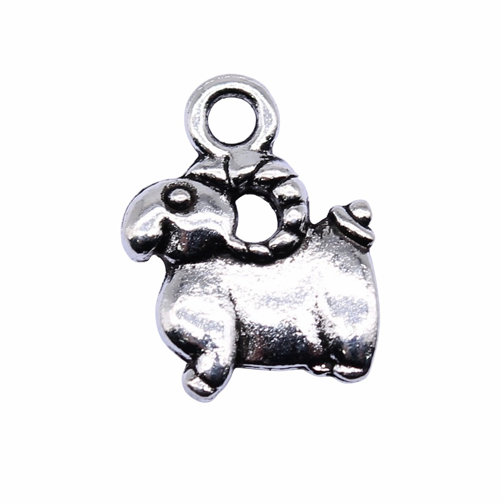 10pcs 11x14mm Antique Silver C - огляд і ціна Vintage Fashion Theme