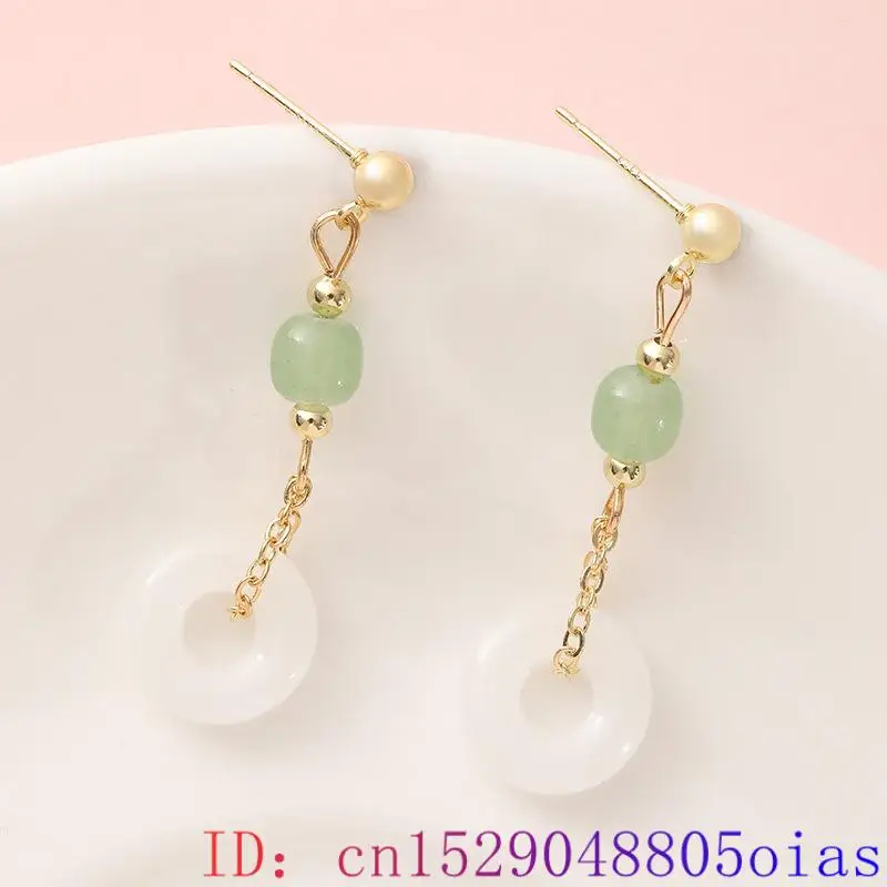Natural Real Jade Ring Earring - огляд і ціна Vintage Fashion Rings