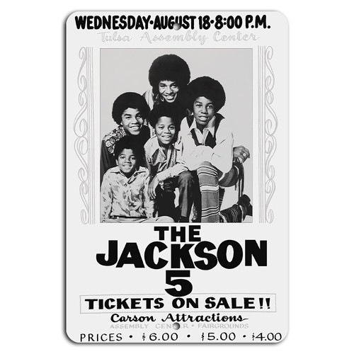 The Jackson 5 Tulsa Assembly C - огляд і ціна Vintage Fashion Posters