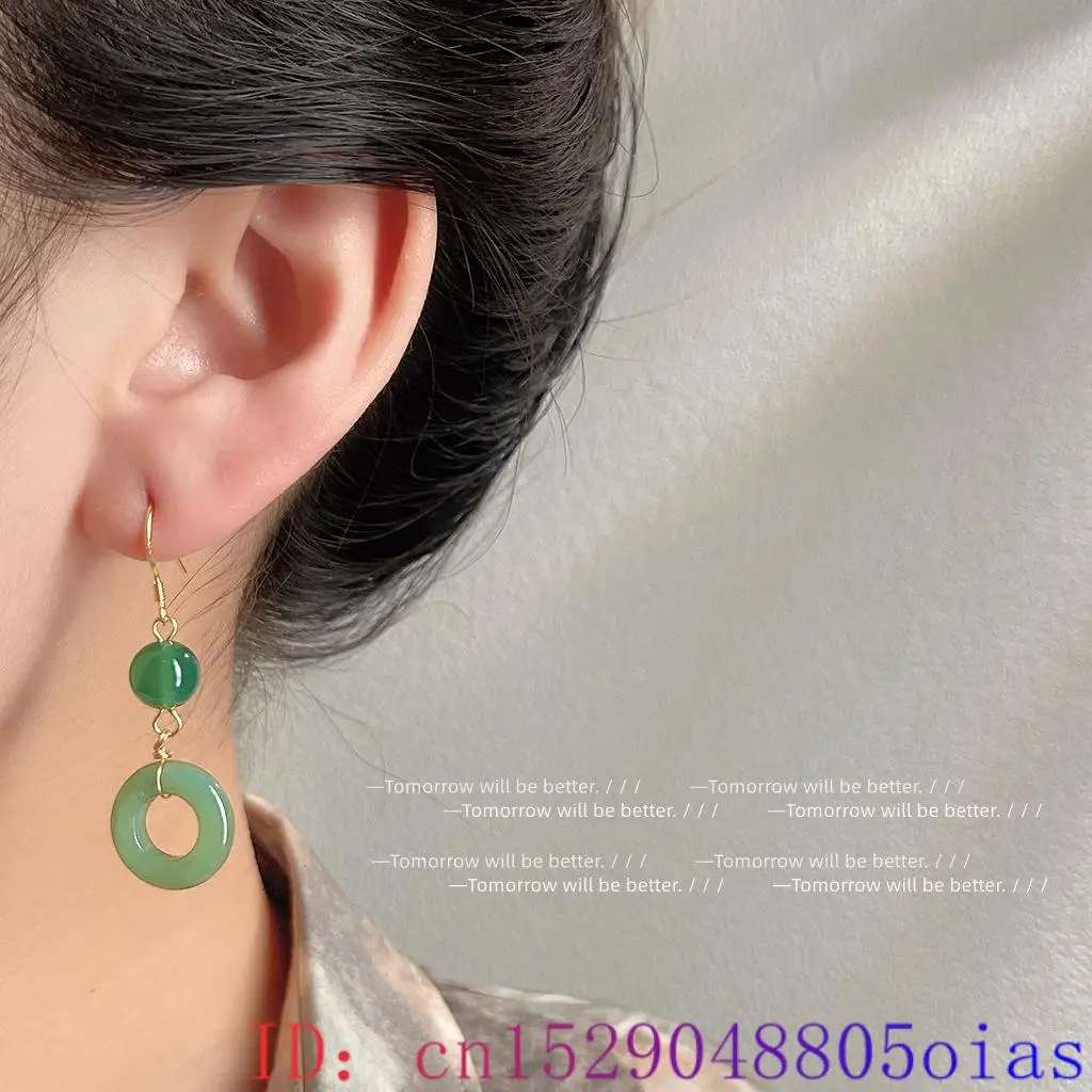 Green Real Jade Ring Earrings  - огляд і ціна Vintage Fashion Rings