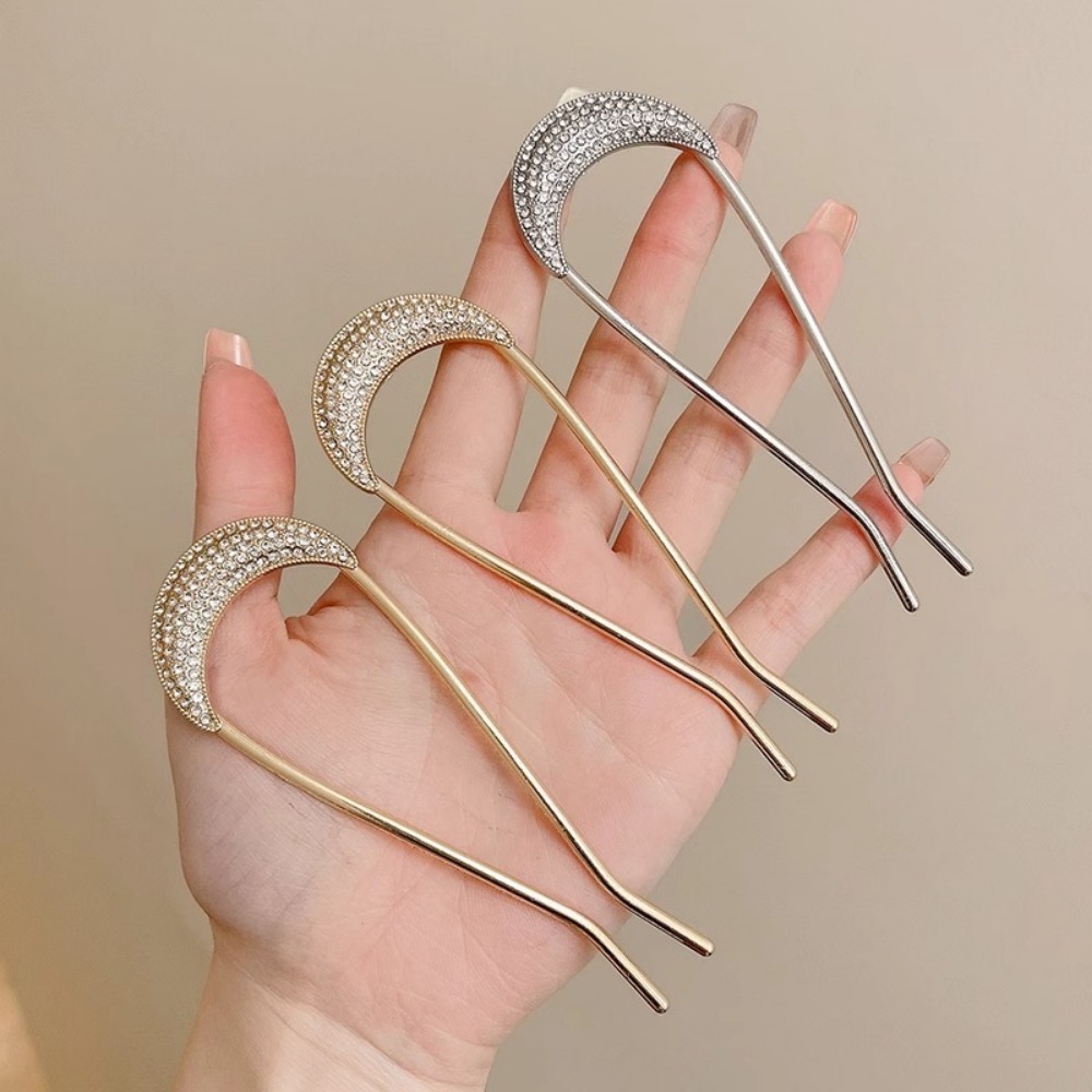 1/2pcs U-Shaped Crystal Hairpi - огляд і ціна Vintage Fashion Shop