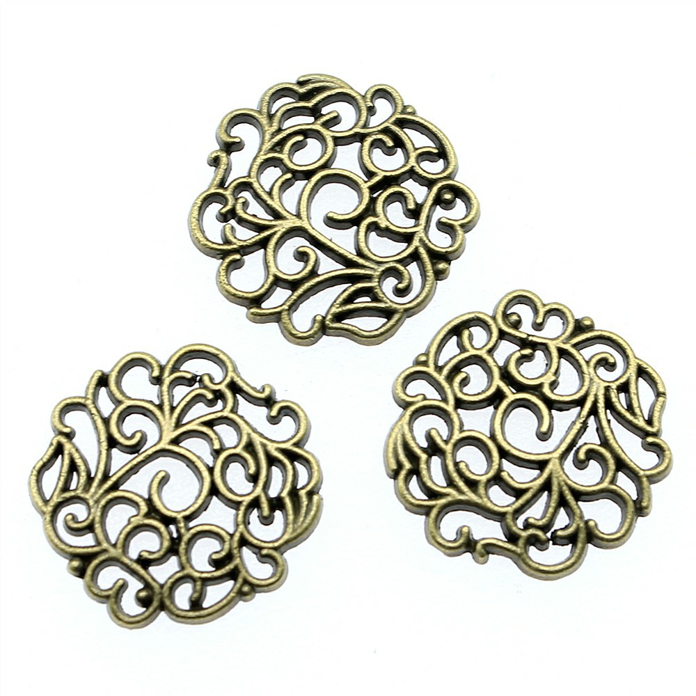 10pcs 18x18mm 2 Colors Antique - огляд і ціна Vintage Fashion Theme
