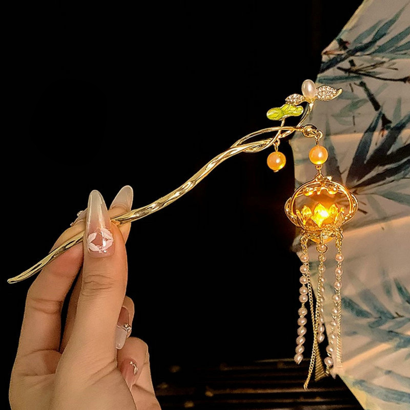 Luminous Flower Hairpin For Wo - огляд і ціна Vintage Fashion Shop