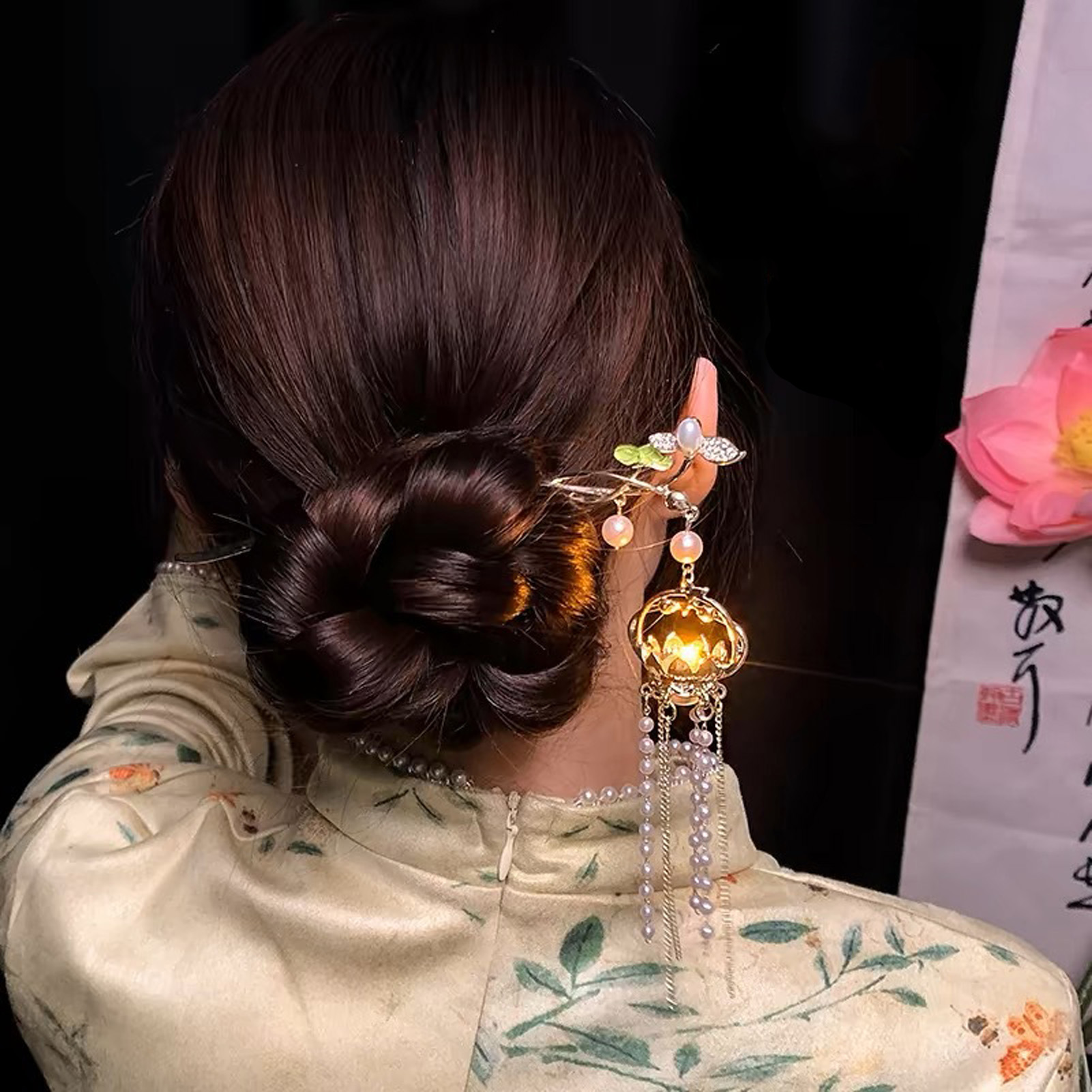 Luminous Flower Hairpin For Wo - огляд і ціна Vintage Fashion Shop