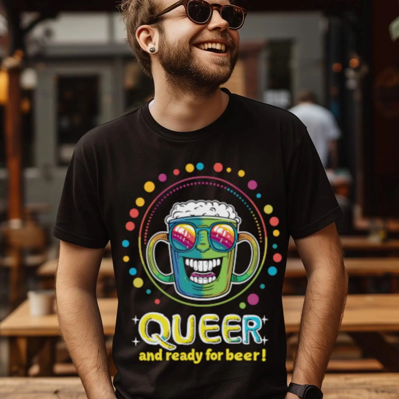 Queer And Ready For Beer Funny - огляд і ціна Vintage Queer Fashion