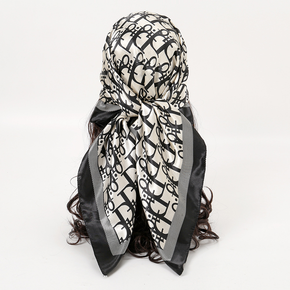 1 Pcs 90cm Ladies' Silk Scarf  - огляд і ціна Vintage Fashion Shop