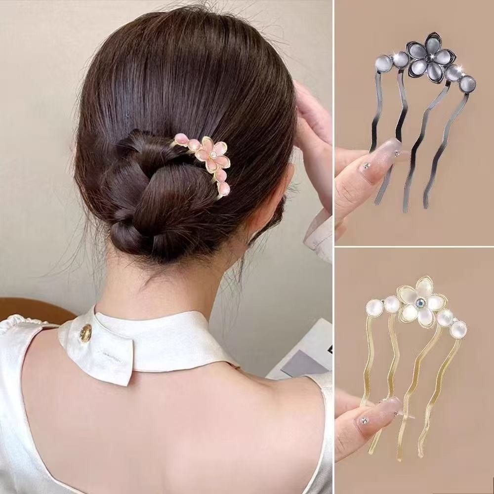 1/3pcs Elegant Floral MetalPea - огляд і ціна Vintage Fashion Shop