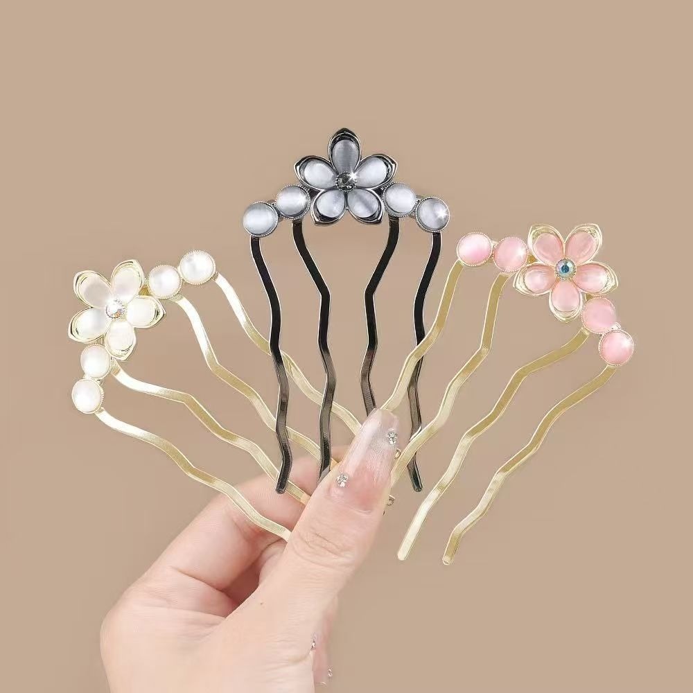 1/3pcs Elegant Floral MetalPea - огляд і ціна Vintage Fashion Shop