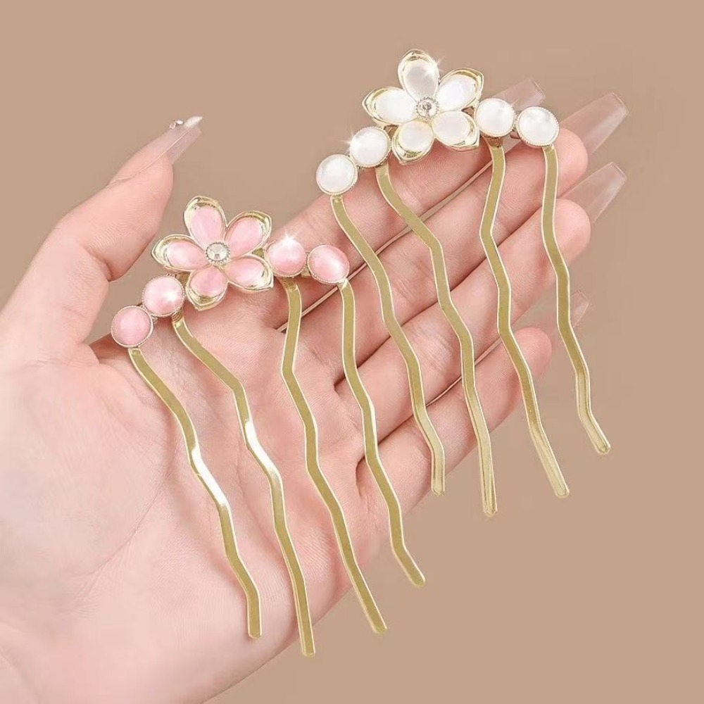 1/3pcs Elegant Floral MetalPea - огляд і ціна Vintage Fashion Shop